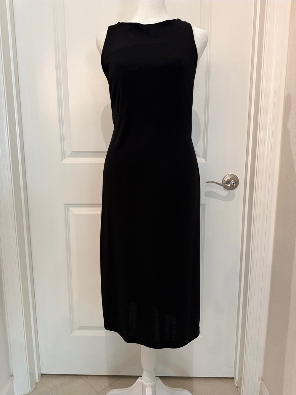Ralph Lauren Black Sleeveless Midi Dress